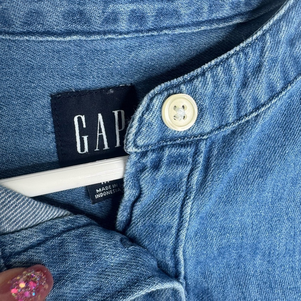 GAP Light Blue Denim dress - Picture 3 of 4